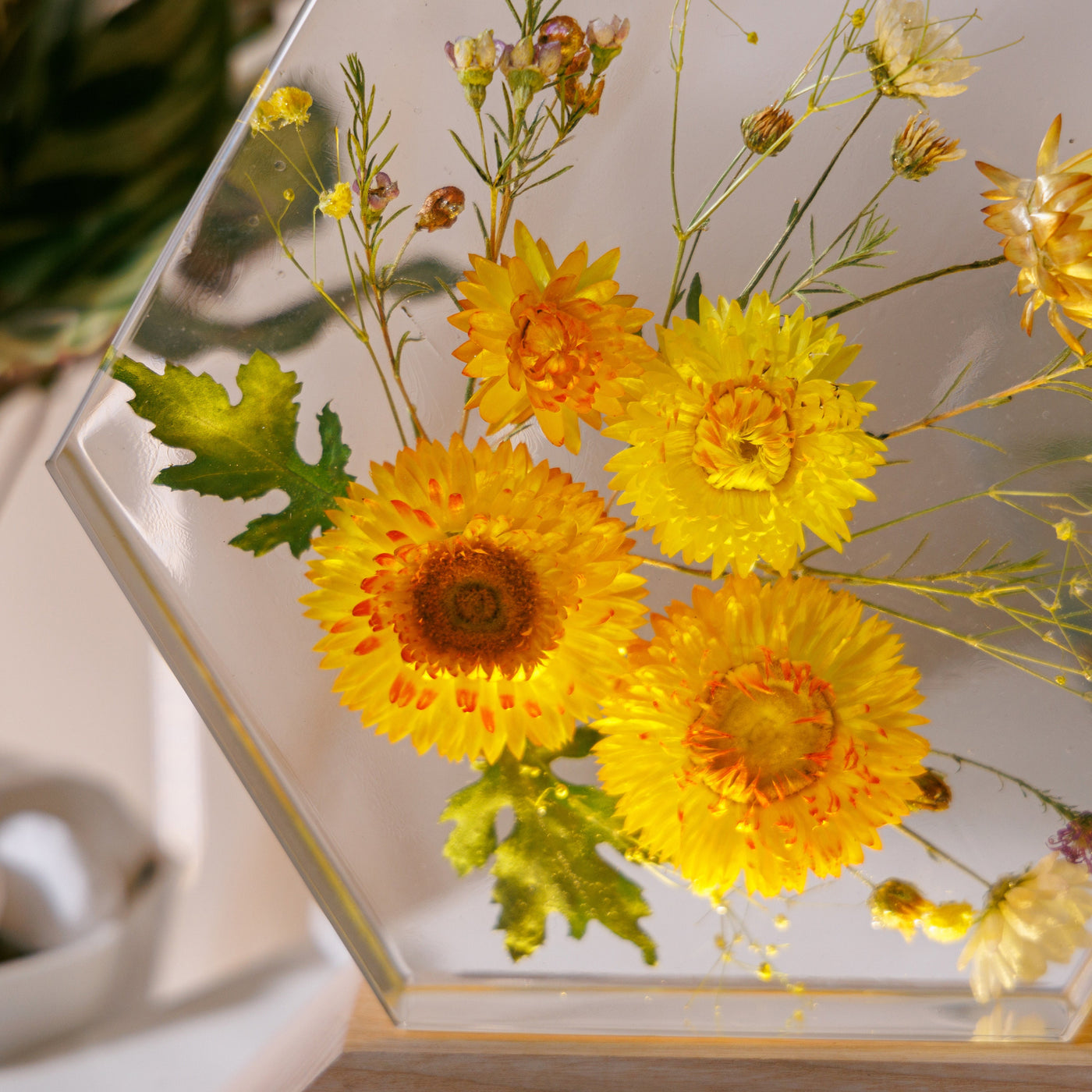 Resin Lamp Dried Flower