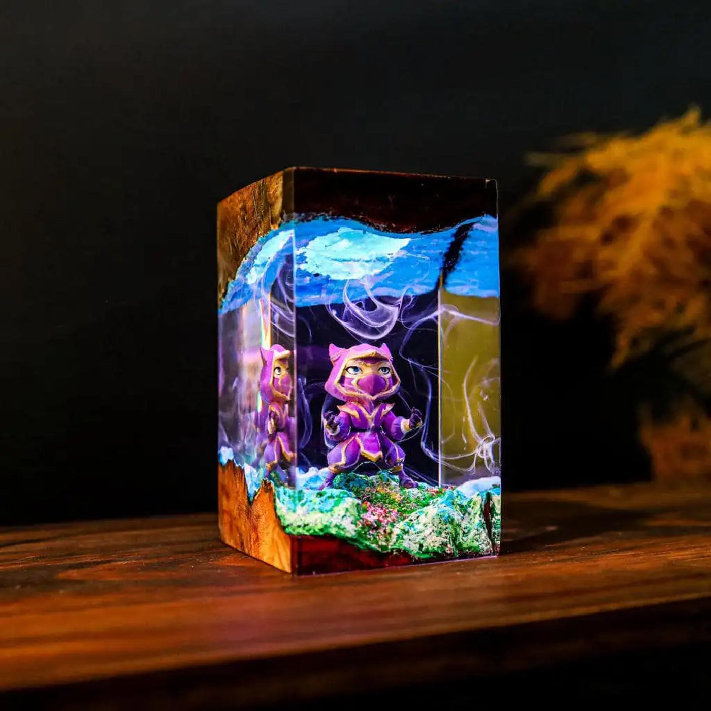 Ken.nen Handmade resin lamp