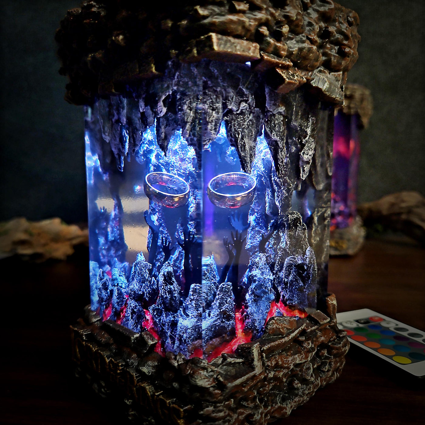 The ring resin lamp