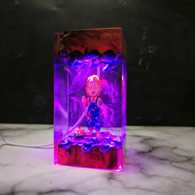 Chucky Halloween Resin Lamp