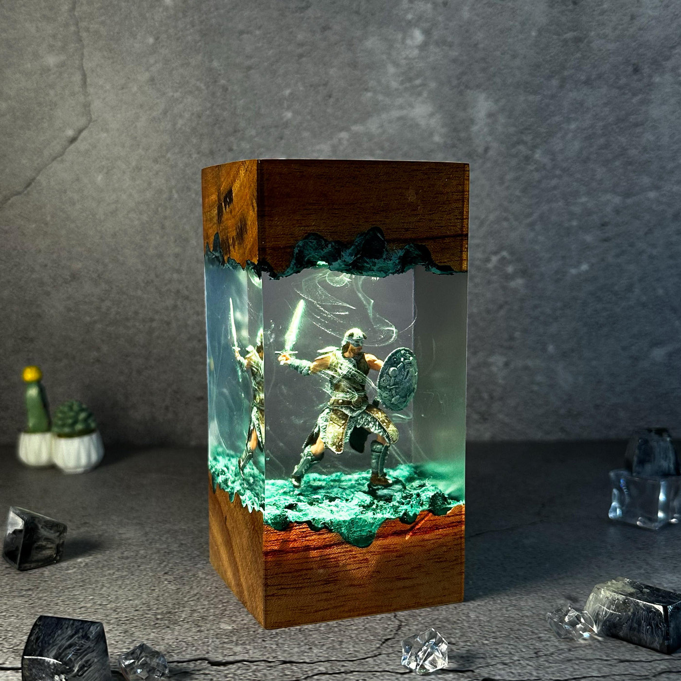 Dragon Born Resin Lamp