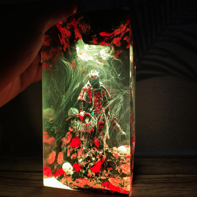 Dark Fantasy Warrior Resin Lamp