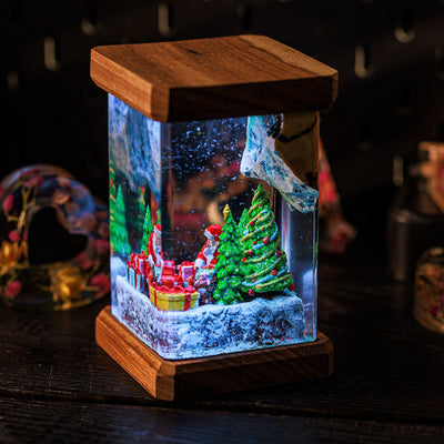 Christmas Resin Lamp 2