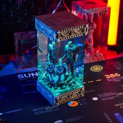 Superhero Epoxy Resin Lamp 4