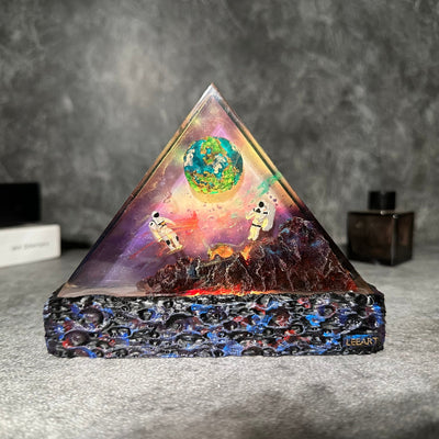 Galaxy resin epoxy lamp 3