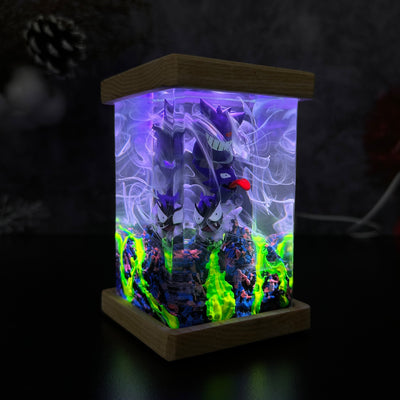 Custom Gengar Resin Lamp 2