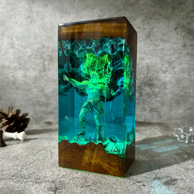 Poseidon Resin Lamp