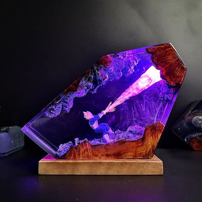 Ve.get.a Super Sa.iyan Resin Lamp