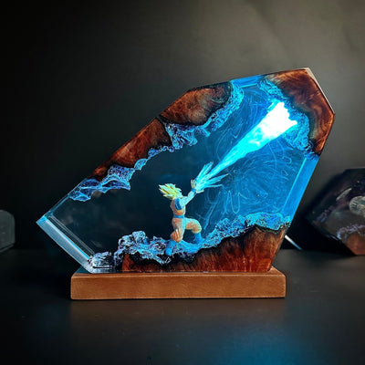 Songoku Super Saiyan Resin Lamp