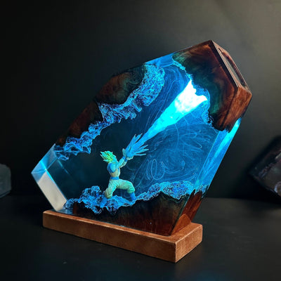 Songoku Super Saiyan Resin Lamp