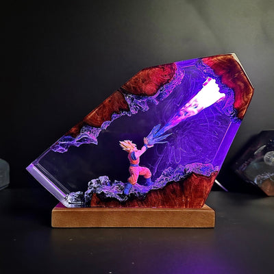 Songoku Super Saiyan Resin Lamp