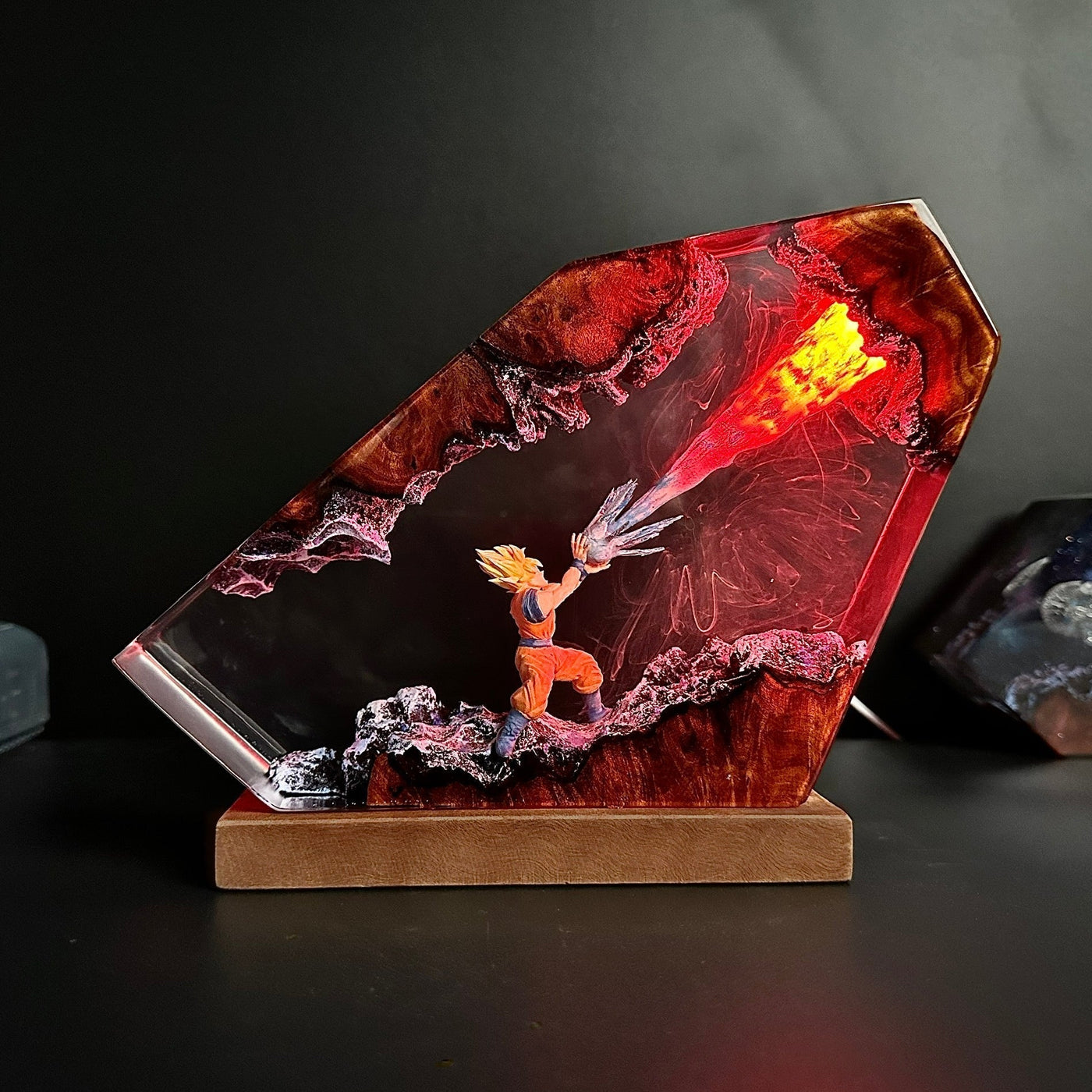 Songoku Super Saiyan Resin Lamp