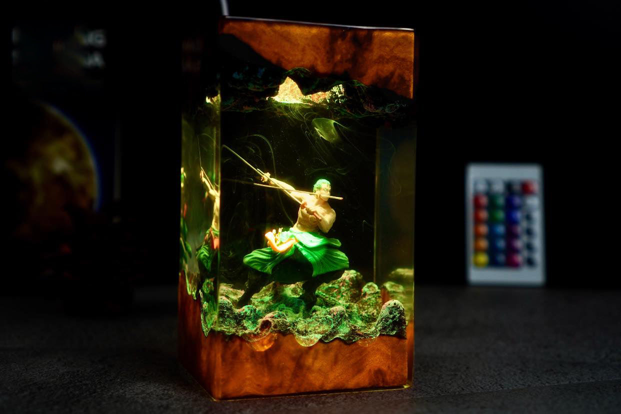 Zo.ro Fight Epoxy Resin Lamp