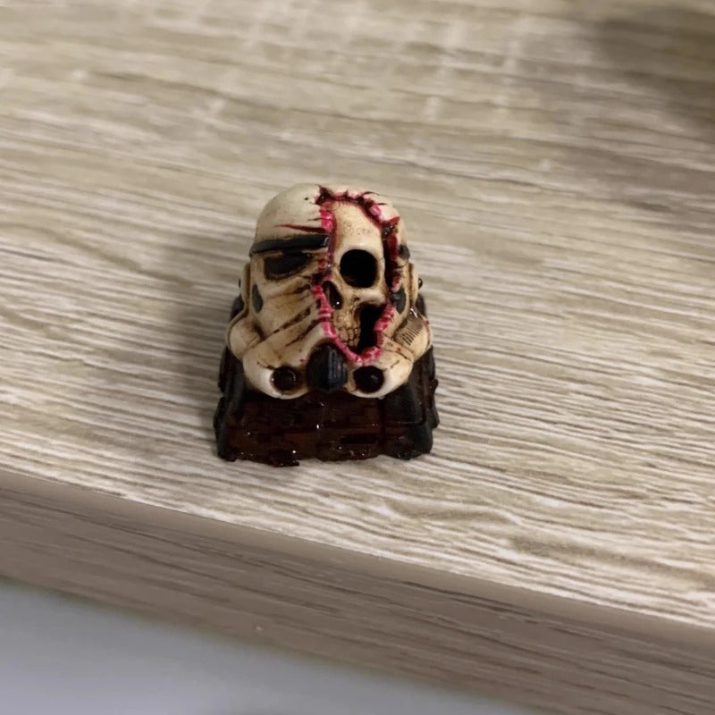 Battle-damaged Skull Keycap