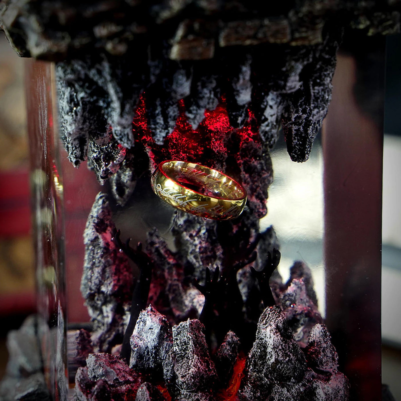 LOTR Ring Of Power Resin Lamp