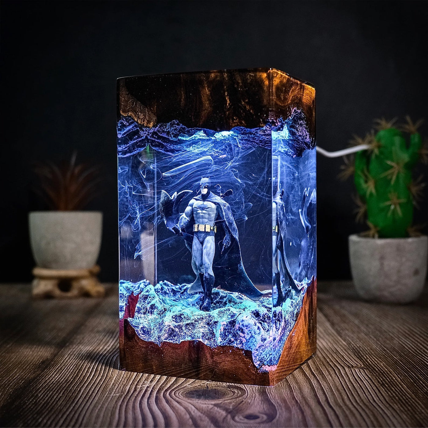Batman Dark knight Bruce Wayne Resin Lamp