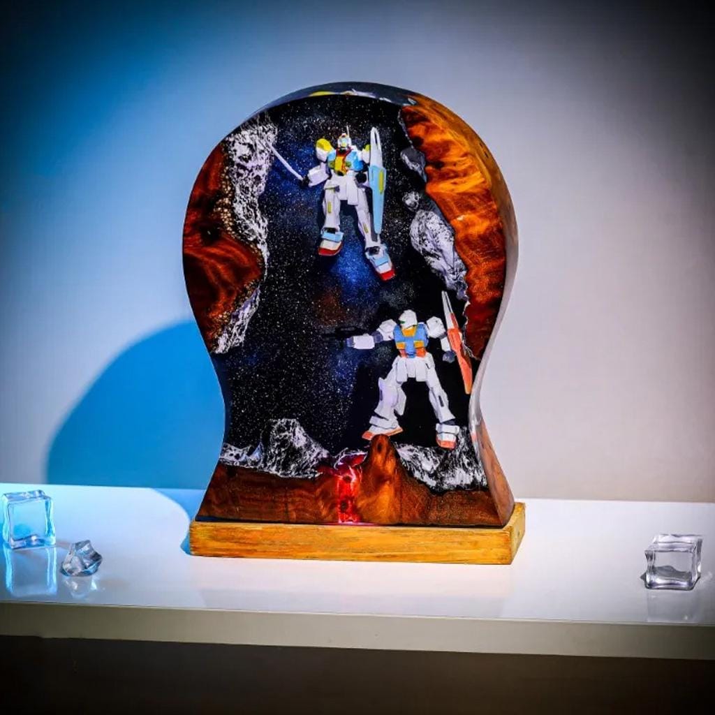 Gundam Headphone Stand Epoxy Resin