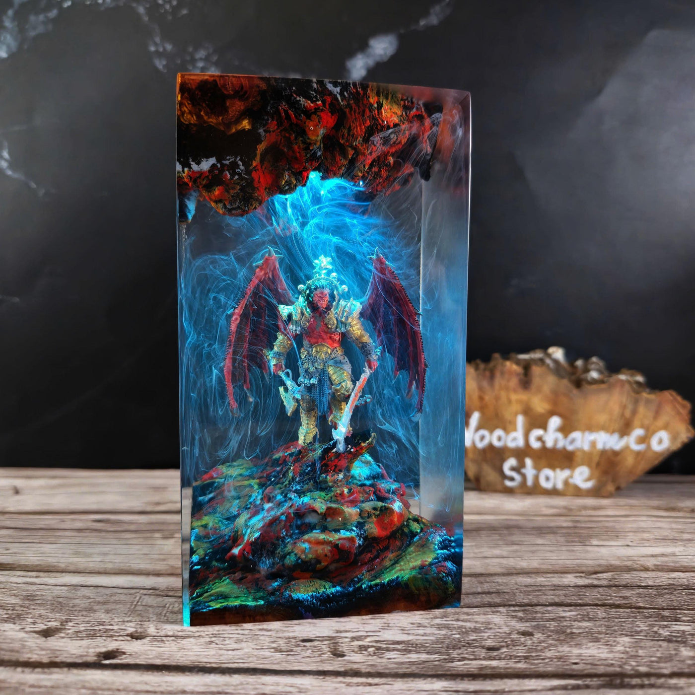 Angron Resin Lamp
