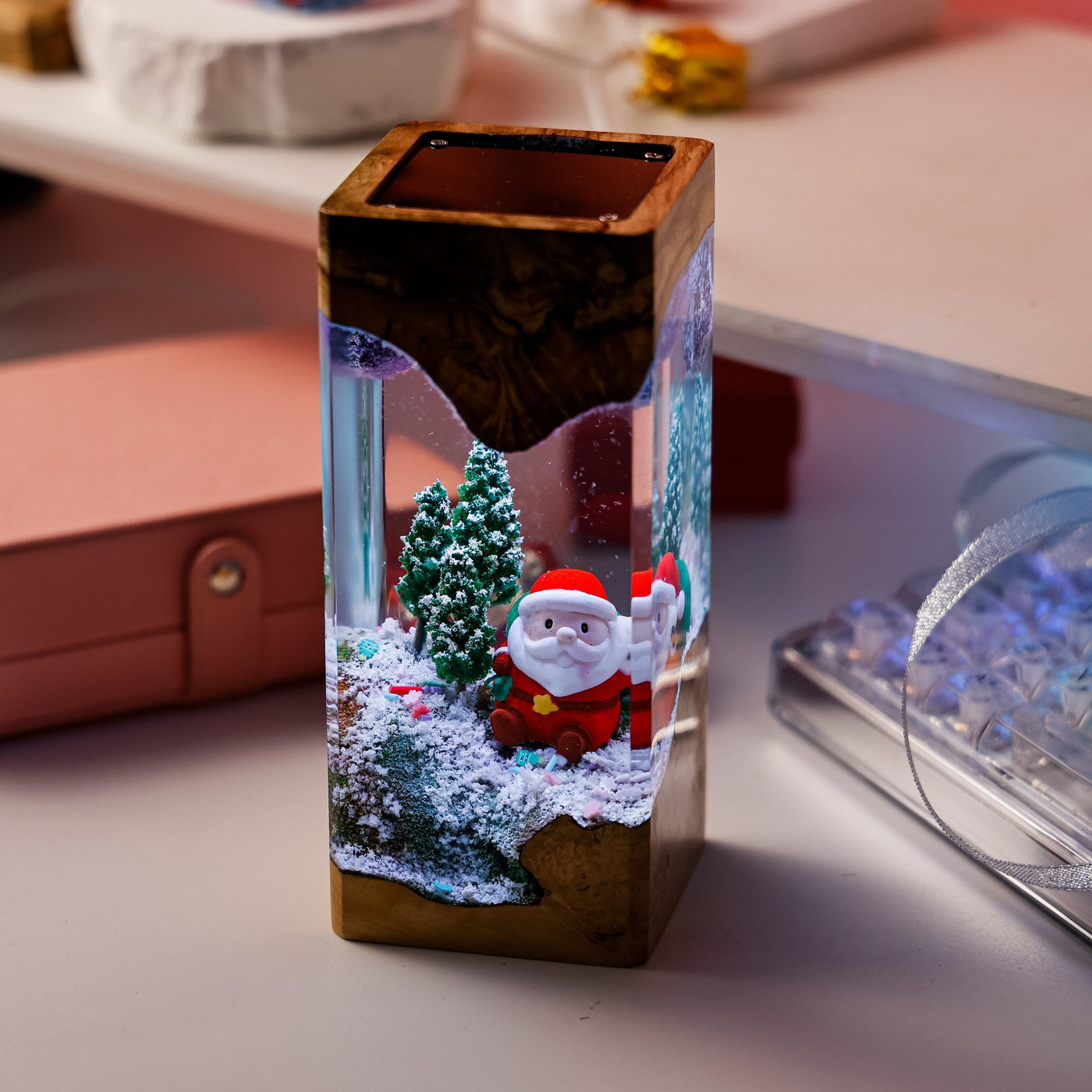 Christmas Resin Lamp