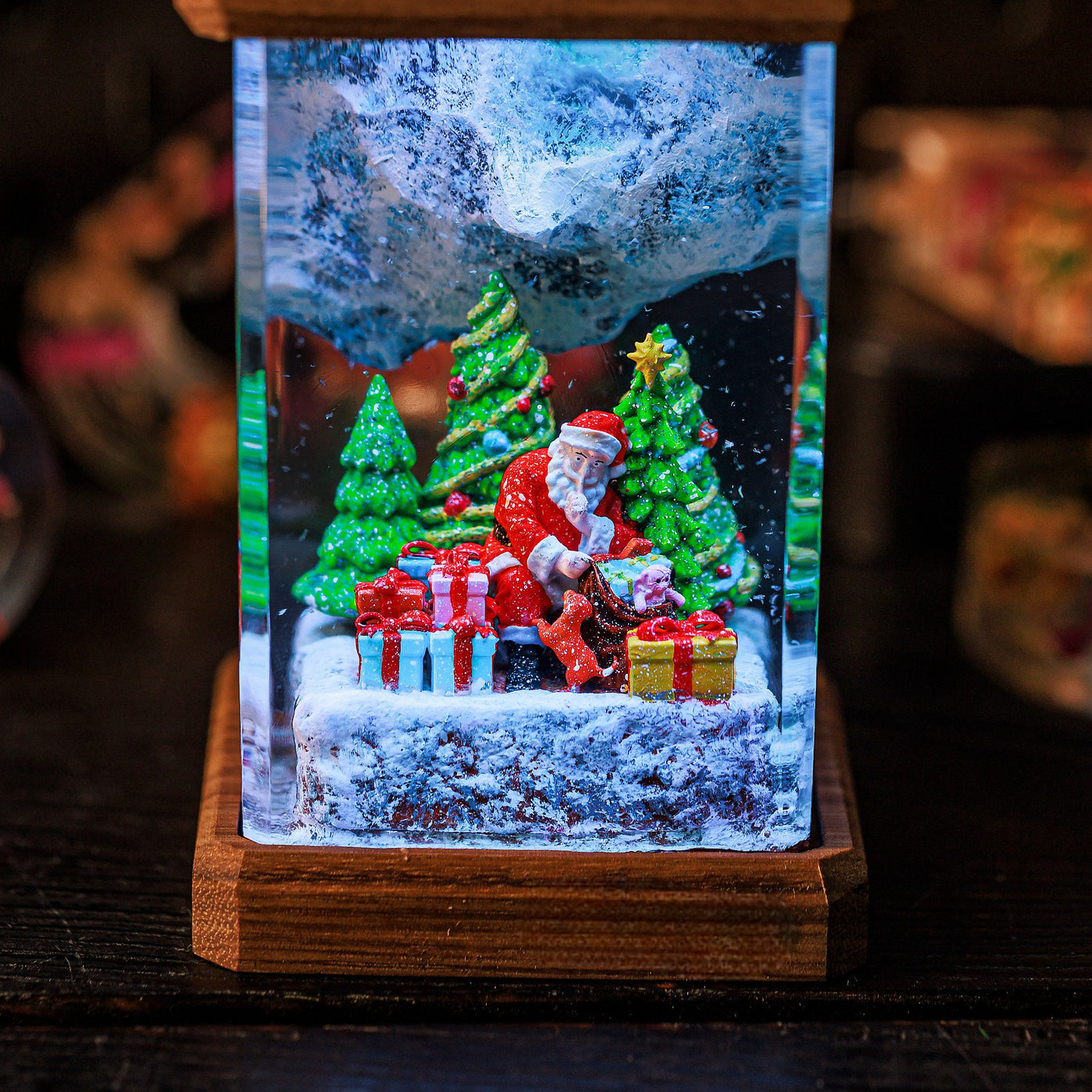 Christmas Resin Lamp 2