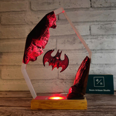 Batwing Resin Lamp