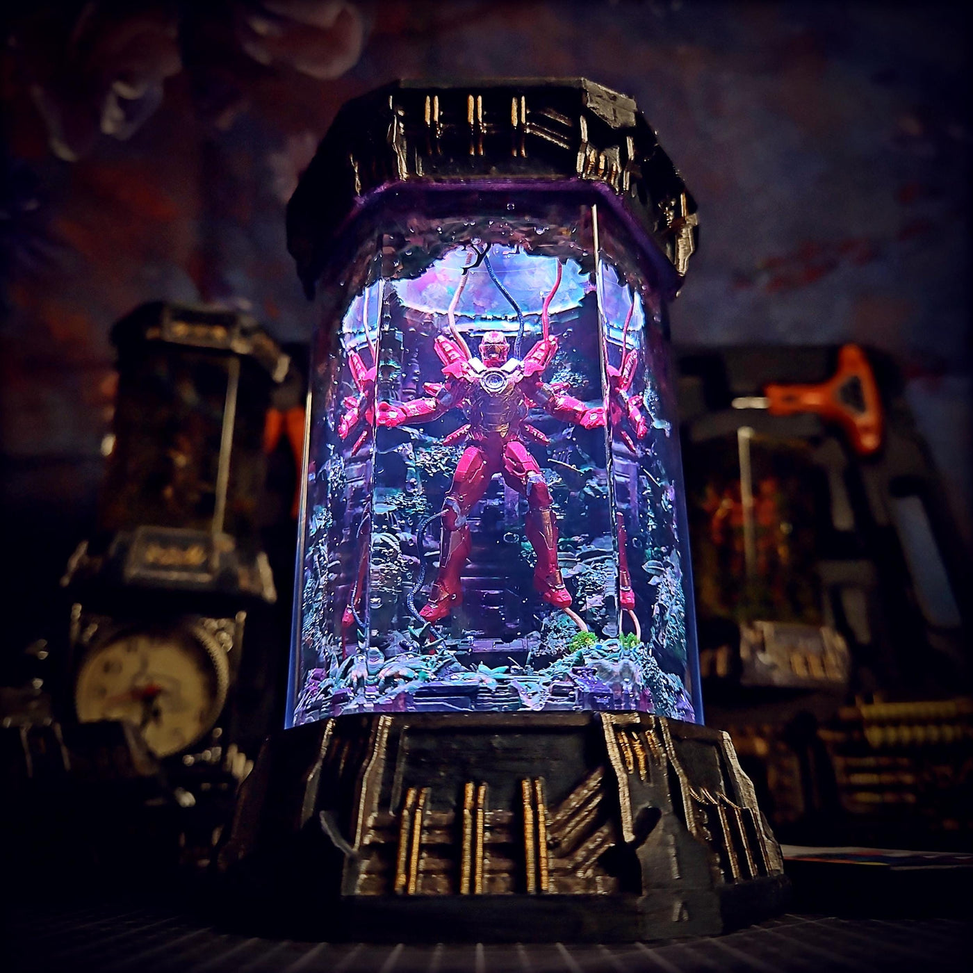 New Iron Man Resin lamp