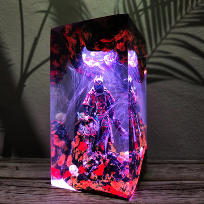 Dark Fantasy Warrior Resin Lamp