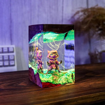 Ken.nen Handmade resin lamp