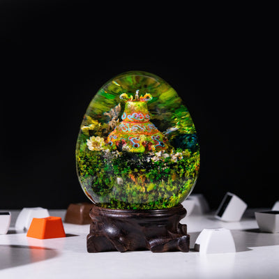 Dah Hesho Shrine Resin Lamp