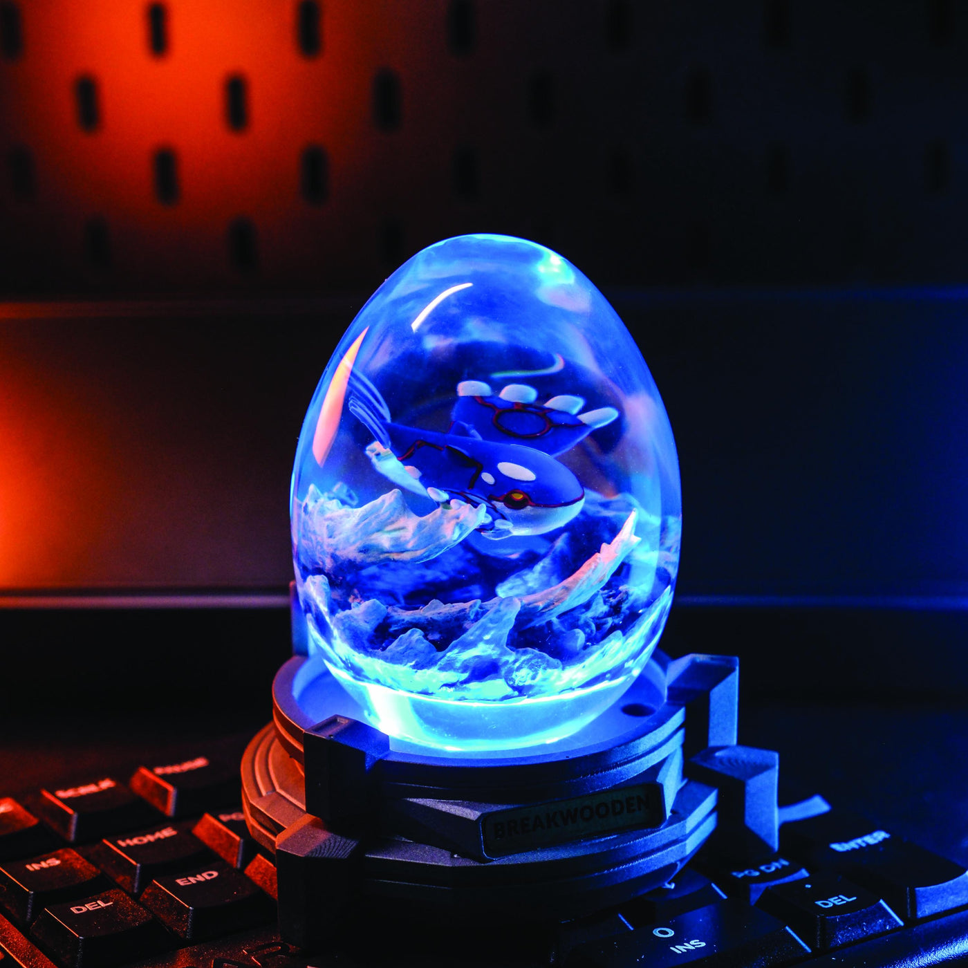 Epoxy Resin Egg Lamp Kyogre