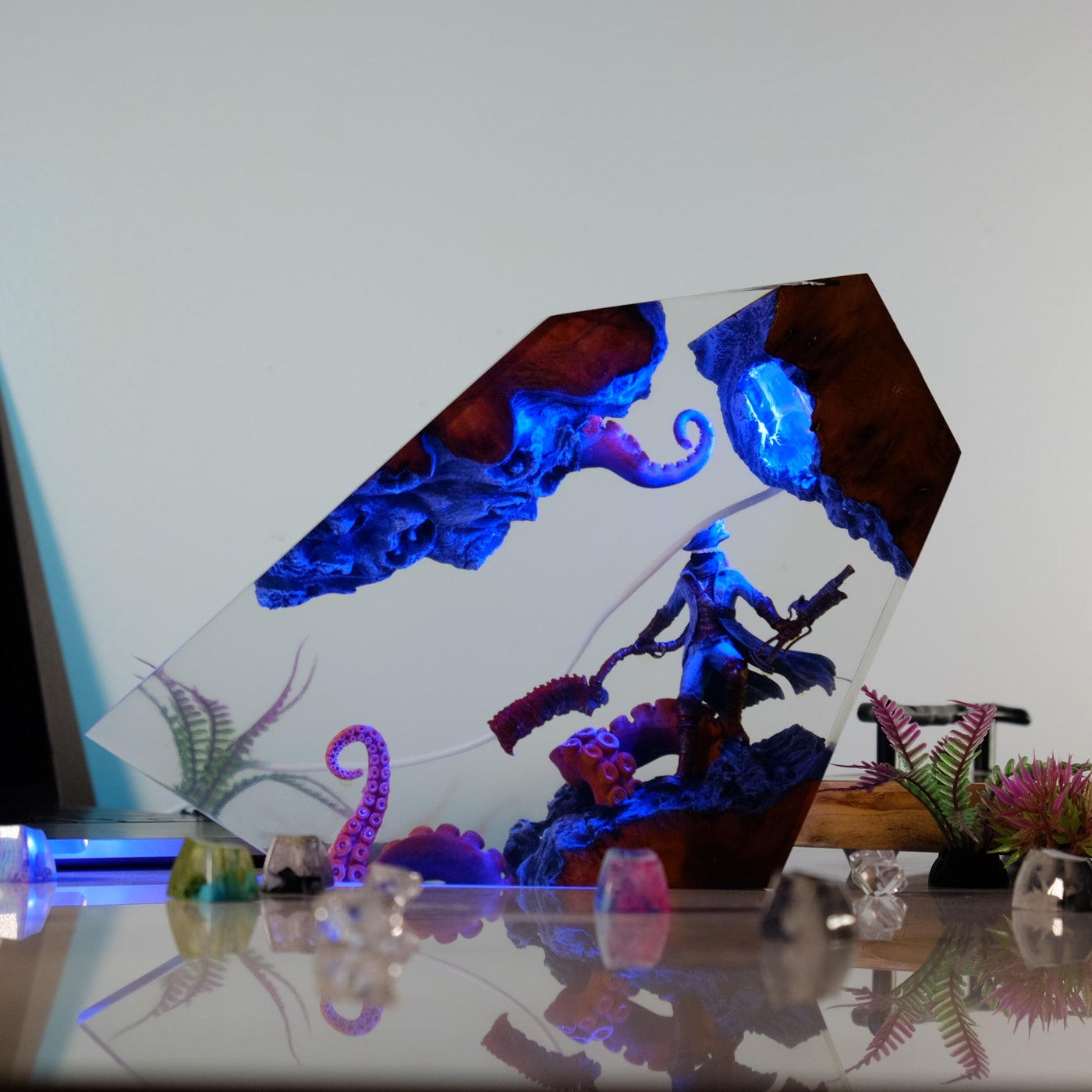 Bloodborne Hunter Resin Lamp