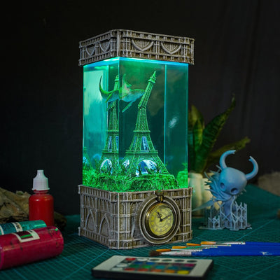 The secret Eiffel Tower artisan resin lamp