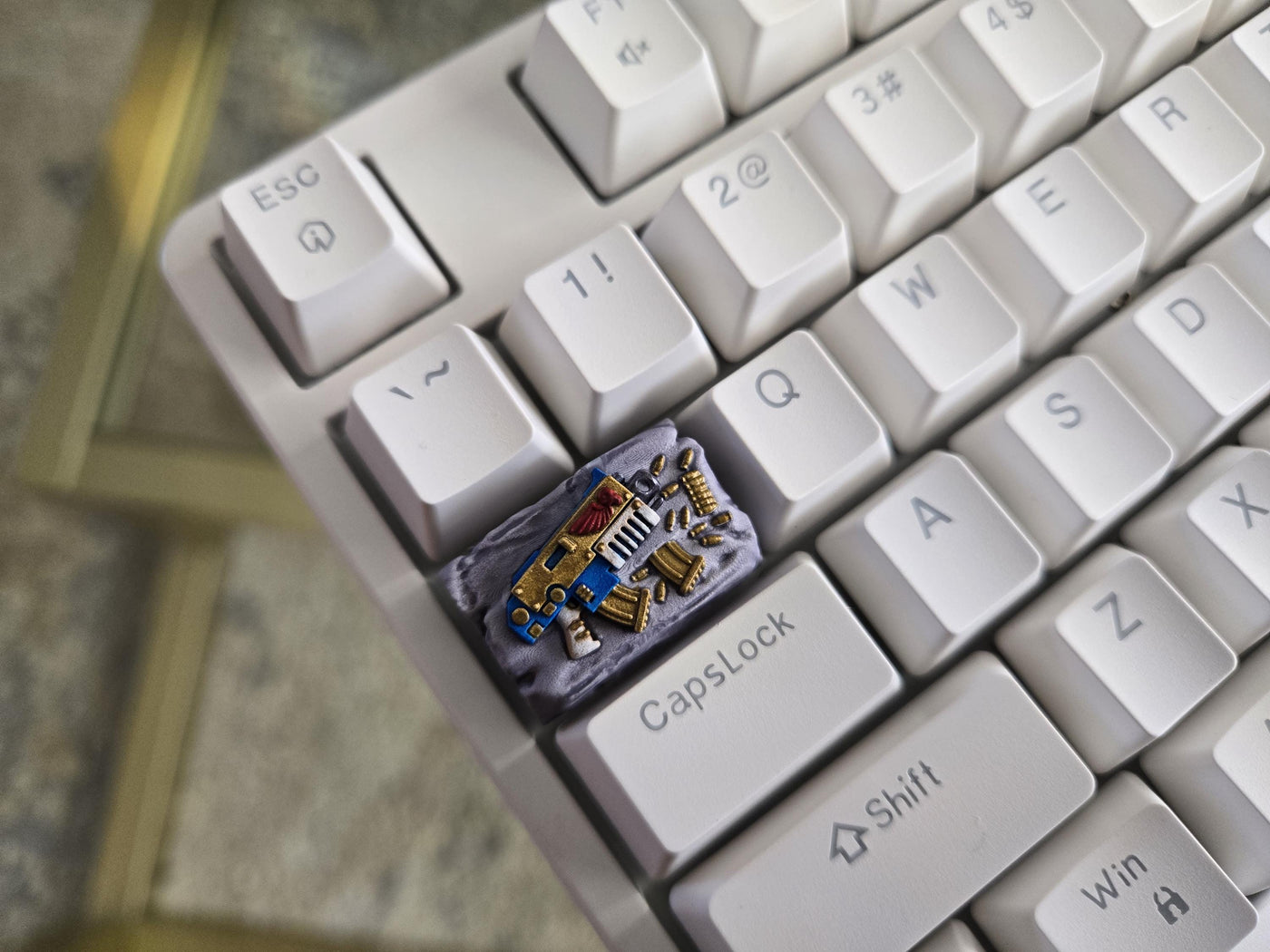 Marine Rivetgun Bolter Keycap