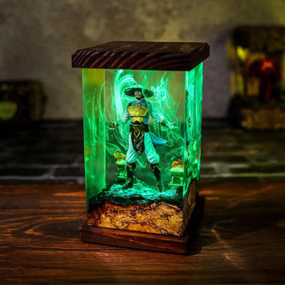 R.aiden Mort.al Kom.bat Resin Lamp