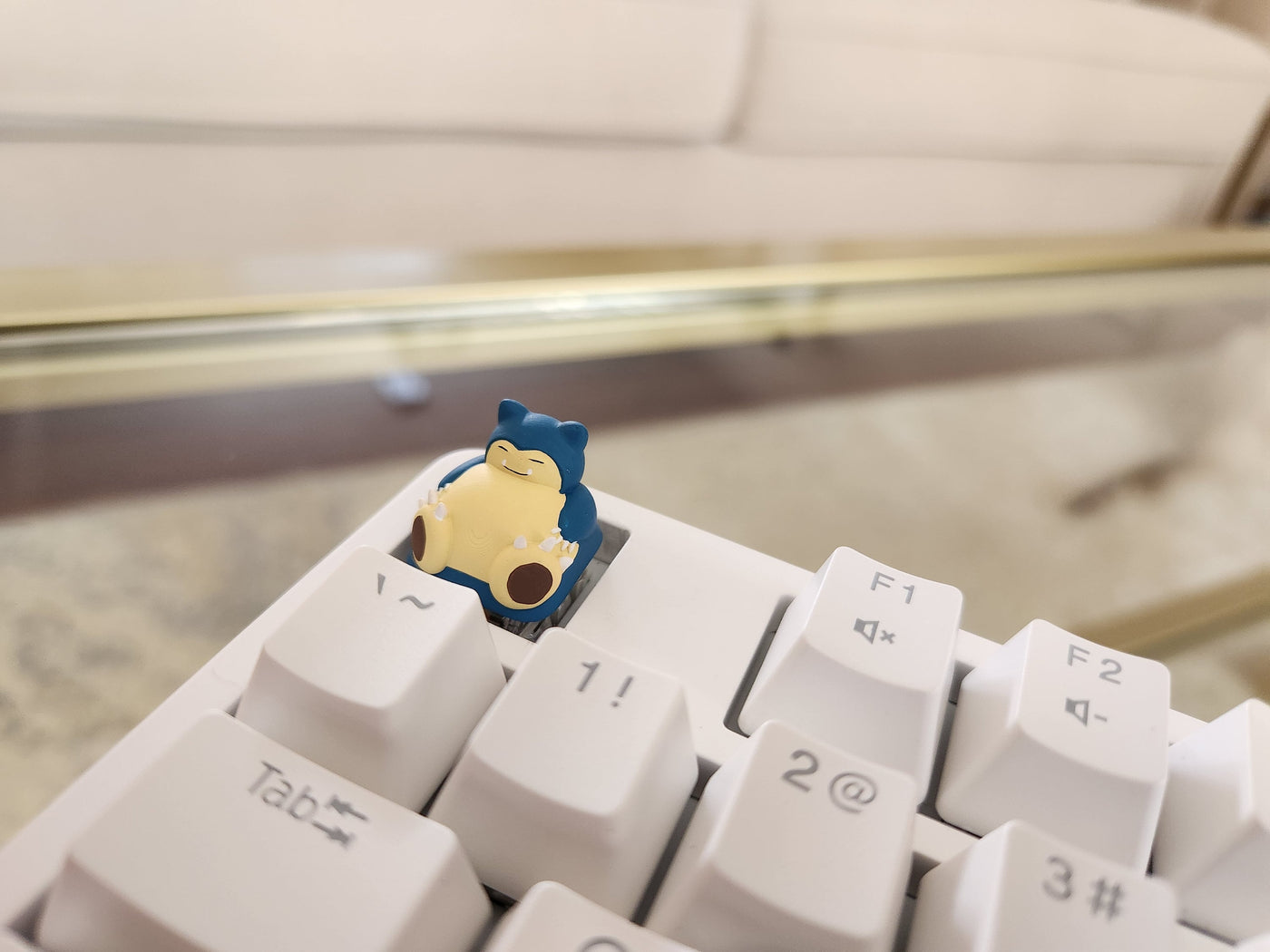 Anime Snorlax Keycap