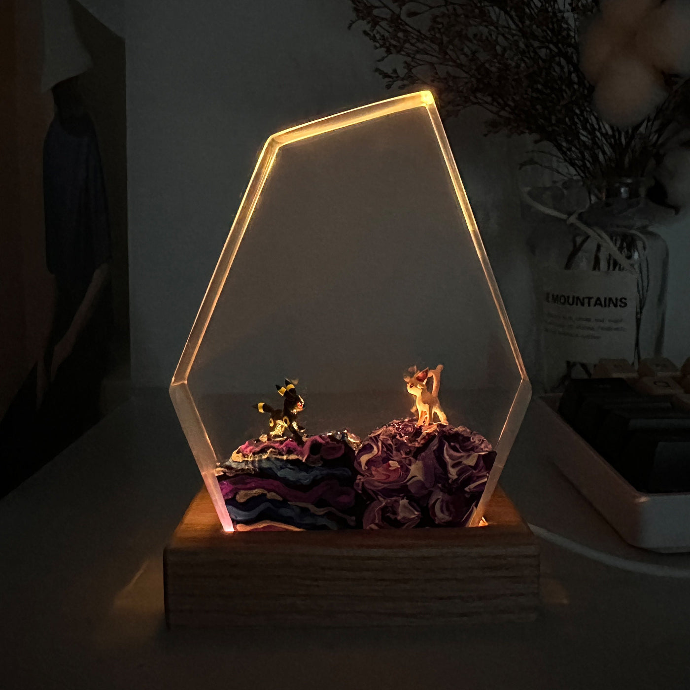 Resin Lamp Umbreon Espeon