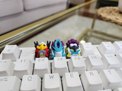 Pokemon Legendary Entei, Suicune, Raikou Keycaps