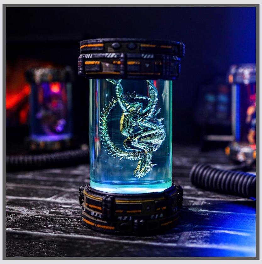 Alien Epoxy lamp Space Monster Resin Lamp