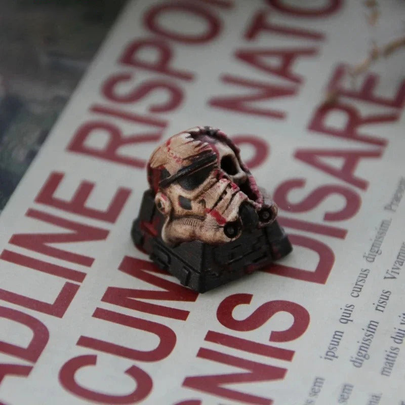 Battle-damaged Skull Keycap