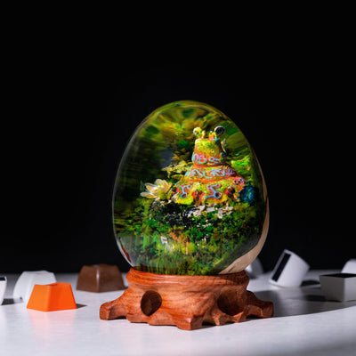 Dah Hesho Shrine Resin Lamp