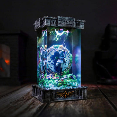 Link Archer Amiibo Epoxy Resin Lamp