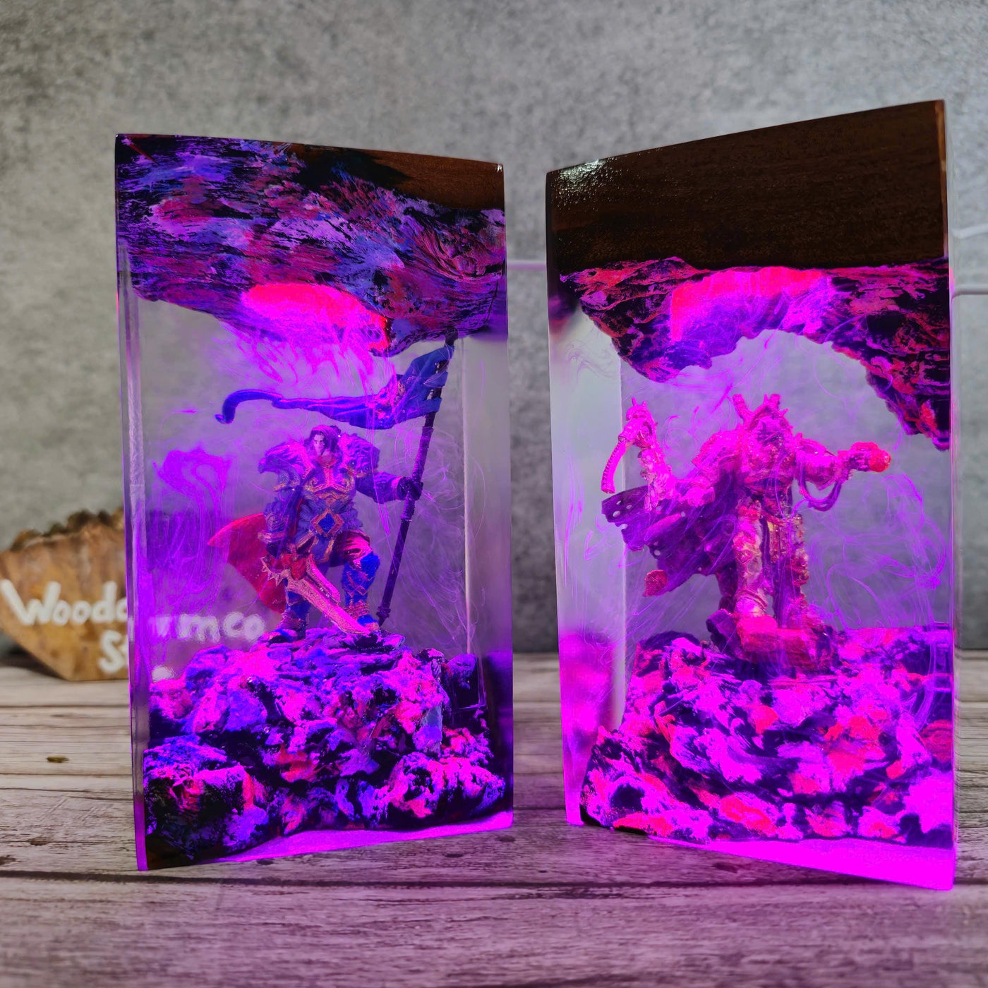Varian Wrynn Warcraft Resin Lamp