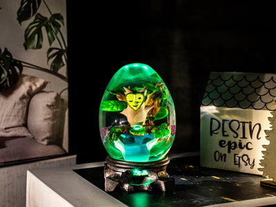 Custom KO.ROK Resin Lamp Egg