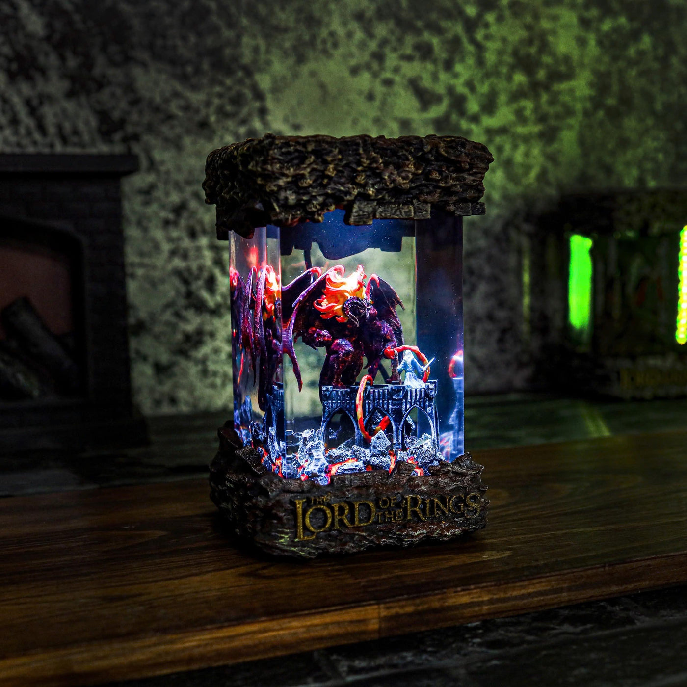 Diorama Gald.aft & Bal.rog Power Ring Lamp