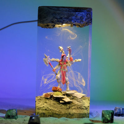 Warhammer Resin Lamp