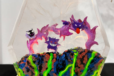 Gengar Epoxy Resin Lamp 3