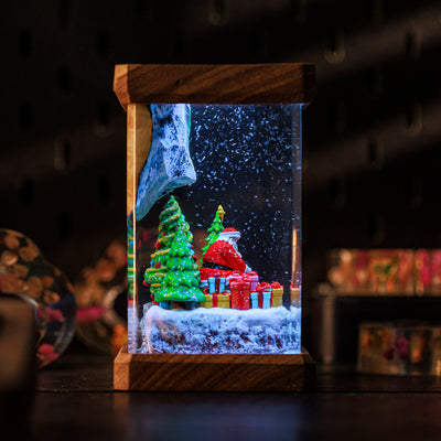 Christmas Resin Lamp 2