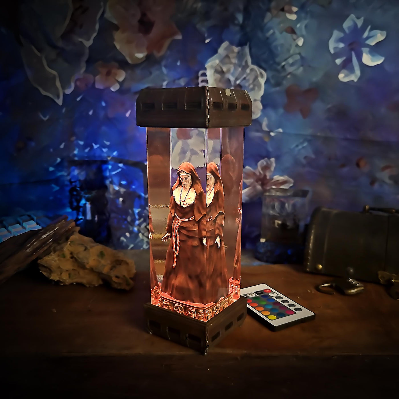 The Nun Resin Lamp