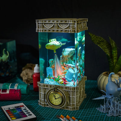 The Atlantis City Resin Lamp