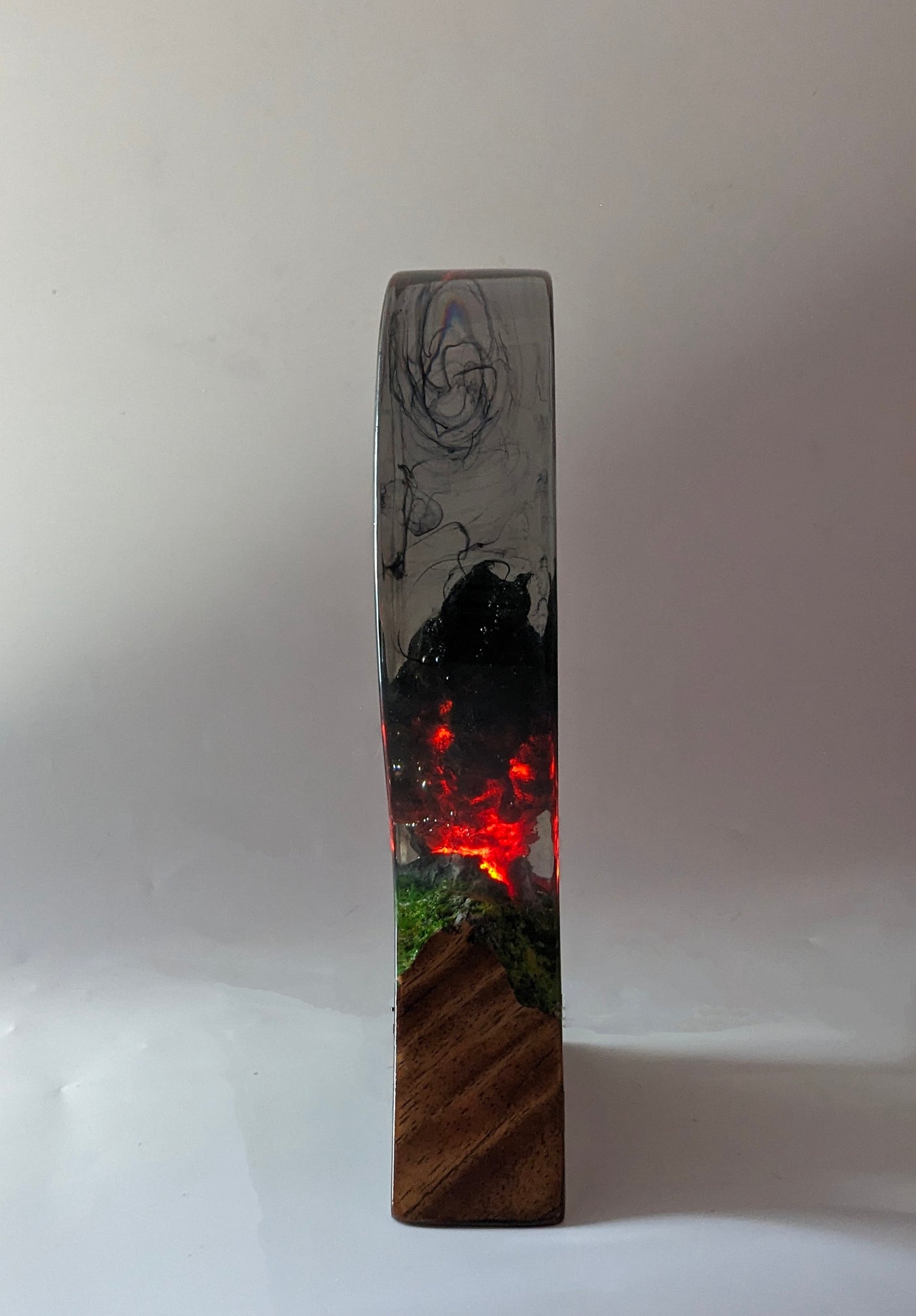 Resin Headphone Stand Volcano